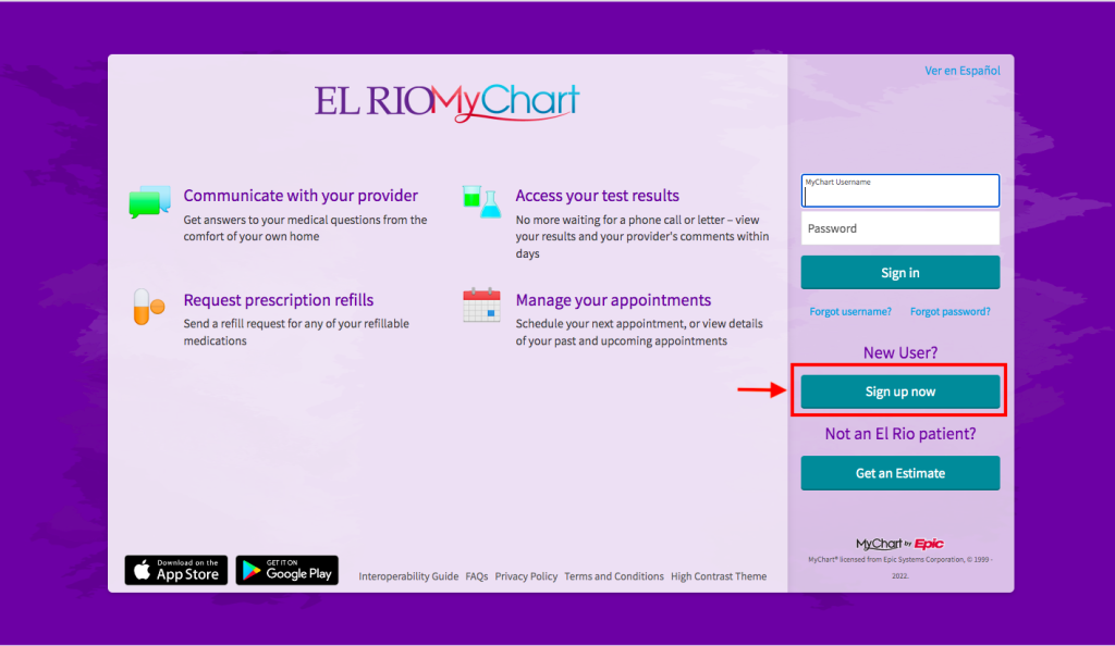 Elrio Patient Portal