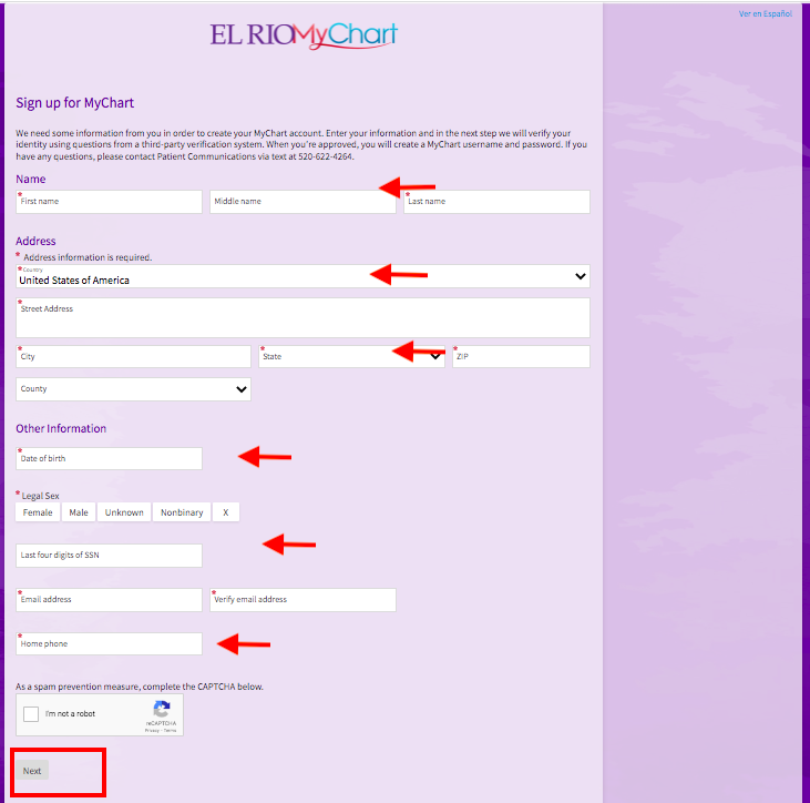 Elrio Patient Portal