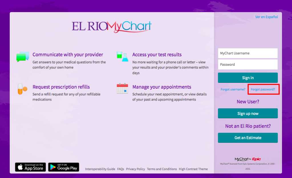 Elrio Patient Portal