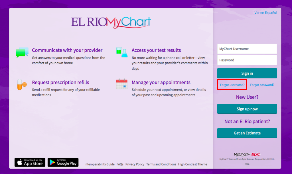 Elrio Patient Portal