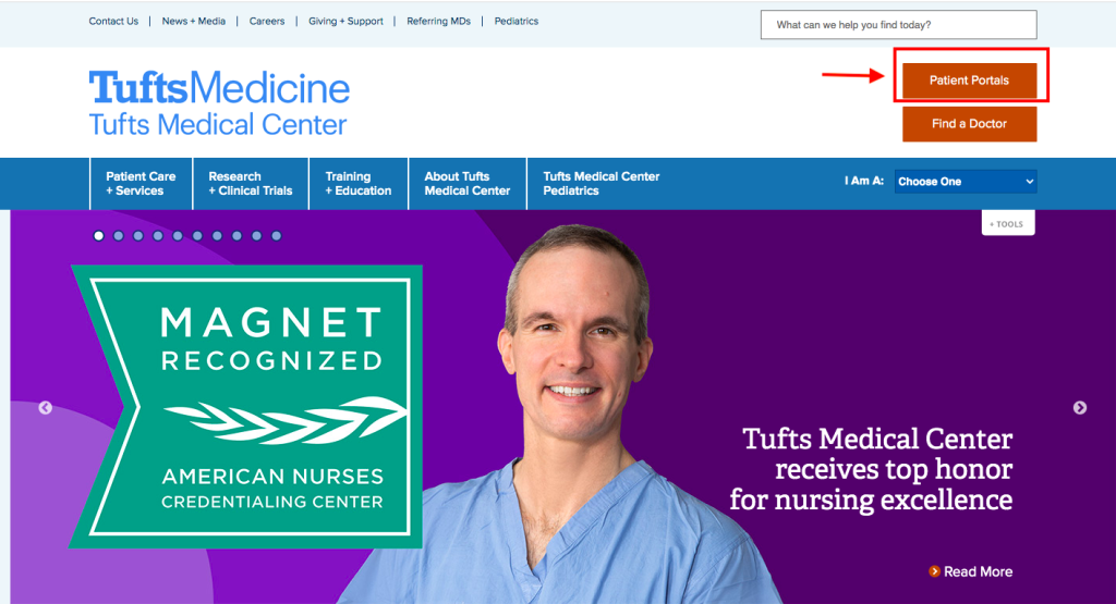 Tufts Patient Portal