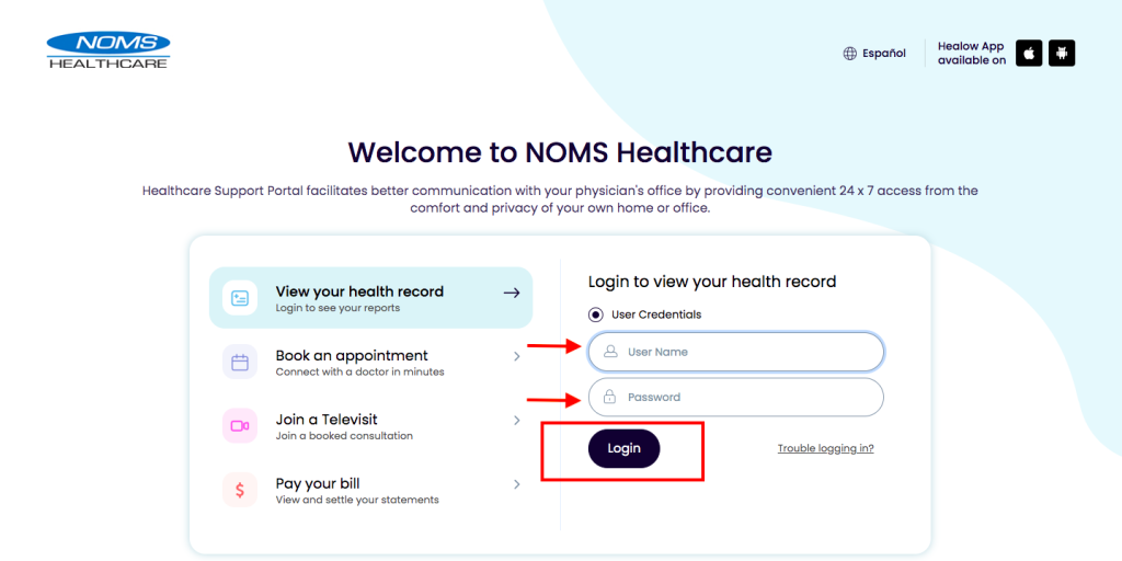 Noms Patient Portal