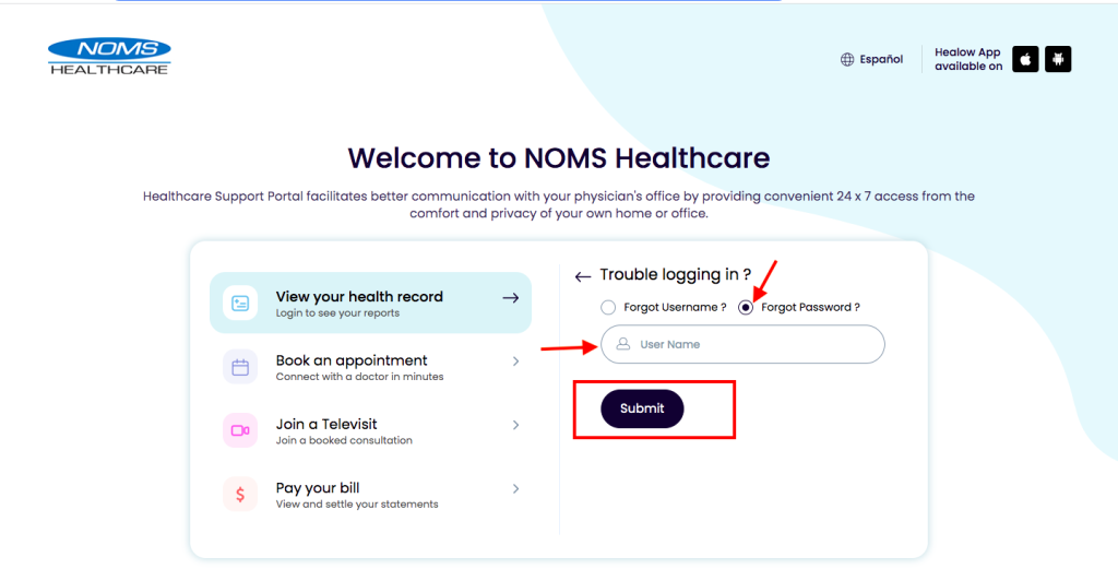 Noms Patient Portal