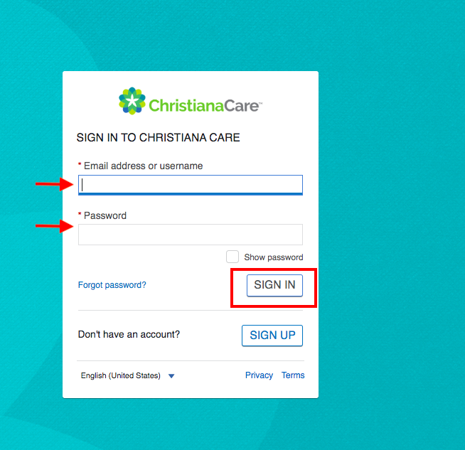 Christiana Patient Portal 