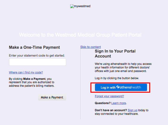 West Med Patient Portal