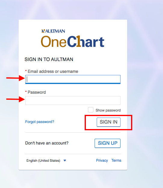 Aultman Patient Portal