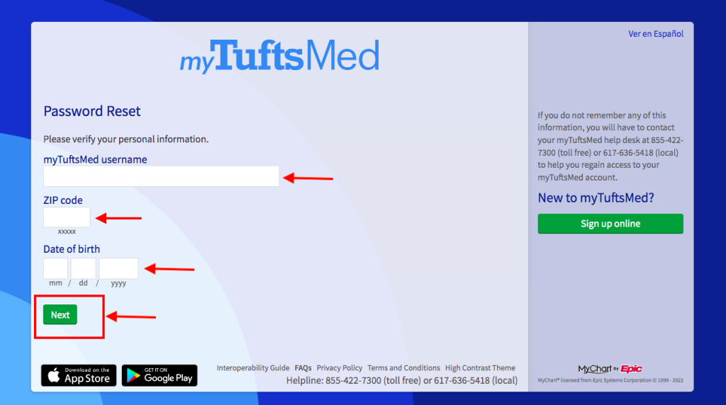 Tufts Patient Portal