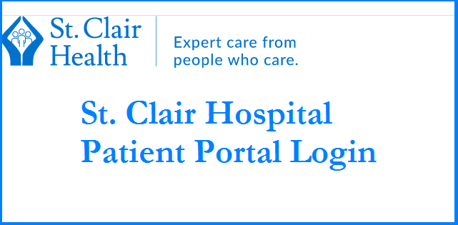 St Clair Hospital Patient Portal Login Www stclair Digital 