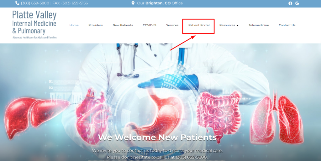 Platte valley Internal Medicine Patient Portal