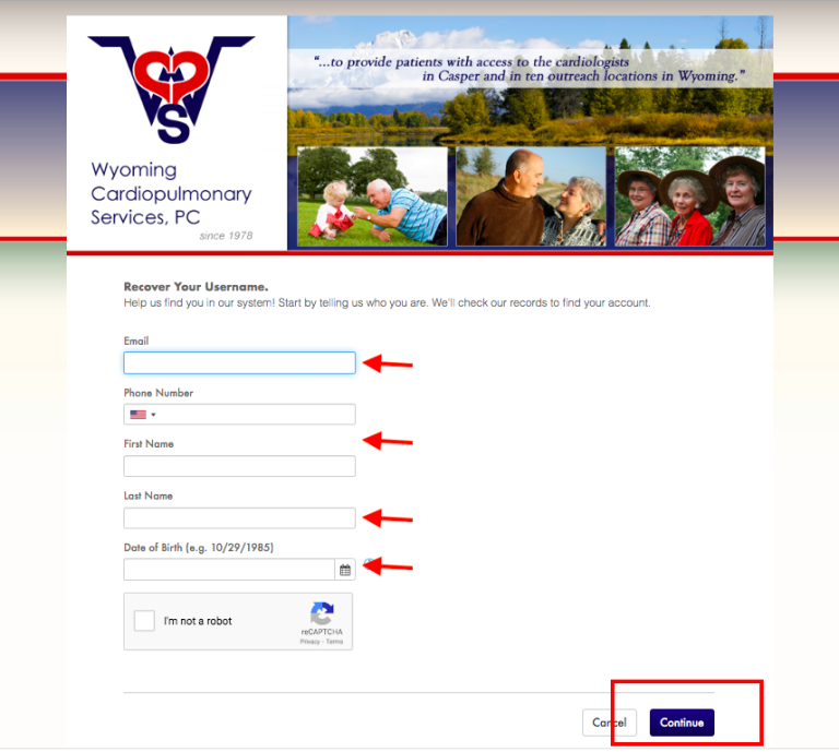 Wyoming Cardiopulmonary Patient Portal 6