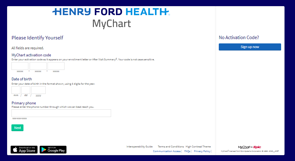 Henry Ford Mychart