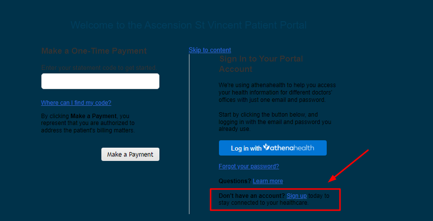 www st vincent org patient portal