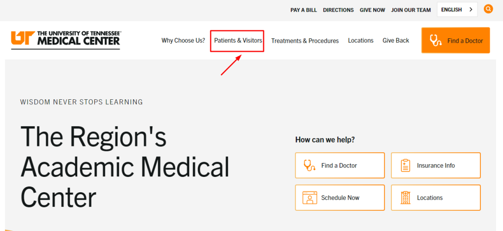 www utmedicalcenter org patient portal login 1
