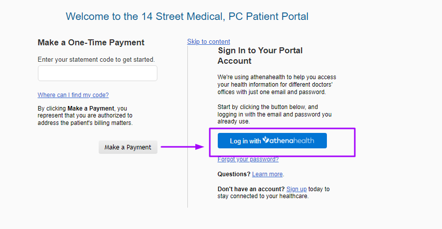 14th Street Medical Patient Portal 2