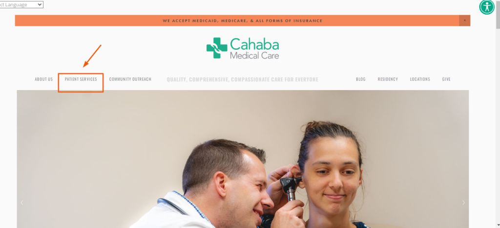 Cahaba Medical Care Patient Portal