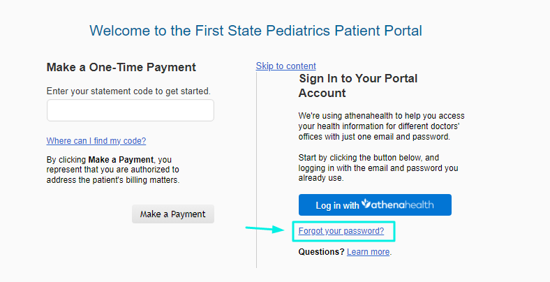 First State Pediatrics Patient Portal