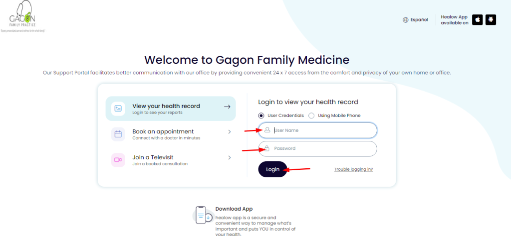  Gagon Family Medicine Patient Portal Login