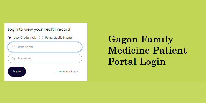 Gagon Family Medicine Patient Portal
