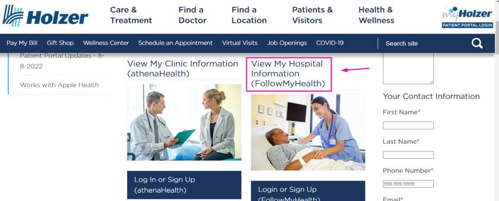 Holzer FollowMyHealth Login 