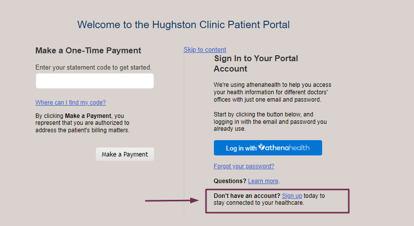 Hughston Clinic Patient Portal