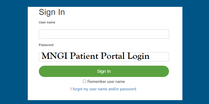 MNGI Patient Portal