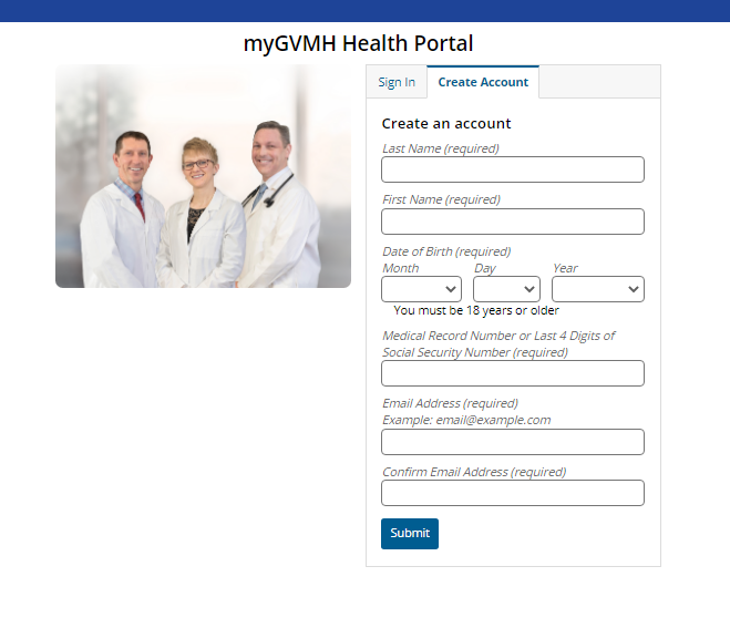 My GVMH Patient Portal