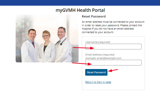 My GVMH Patient Portal