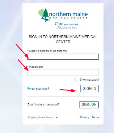 Northern Maine Medical Center Patient Portal
