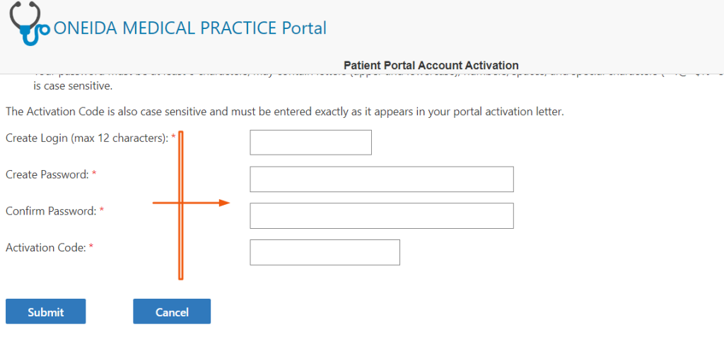 Oneida Hospital Patient Portal