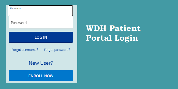 WDH Patient Portal Login
