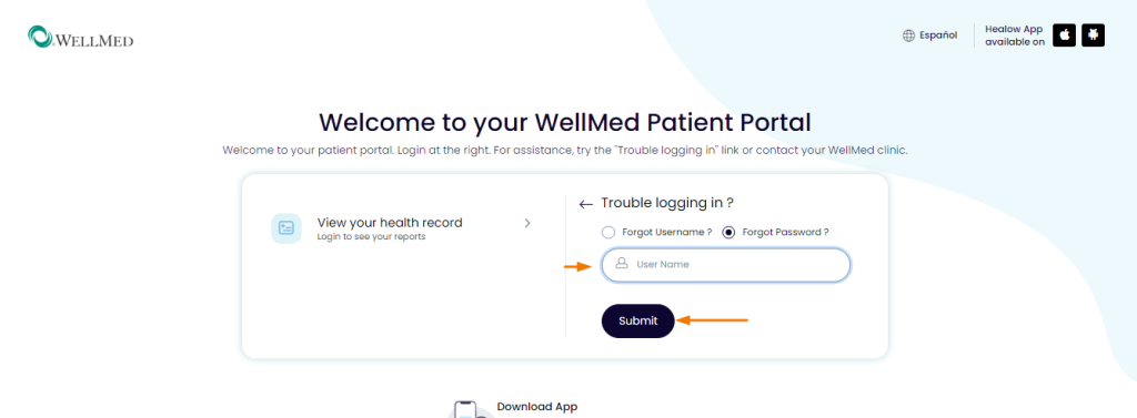 WellMed Patient Portal 5