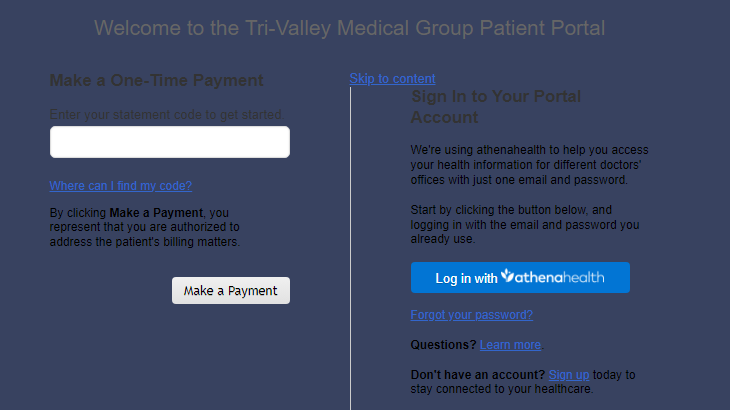 Tri Valley Medical Group Patient Portal Login Www 